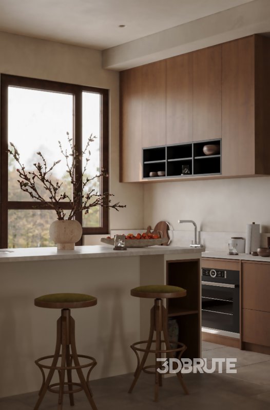 Living Room Dining Room Kitchen Image 6