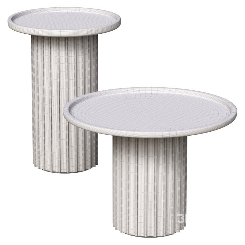 Round Ash Coffee Table Image 2