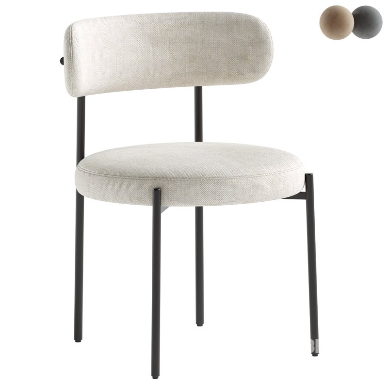 Beacon Boucle Dining Chair Image 1