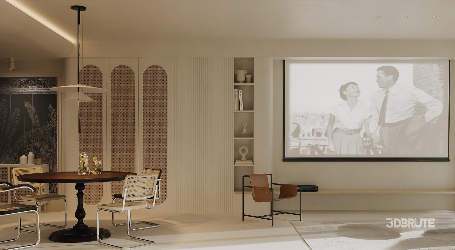 Living Room Dining Room Bedroom Bathroom Image 3