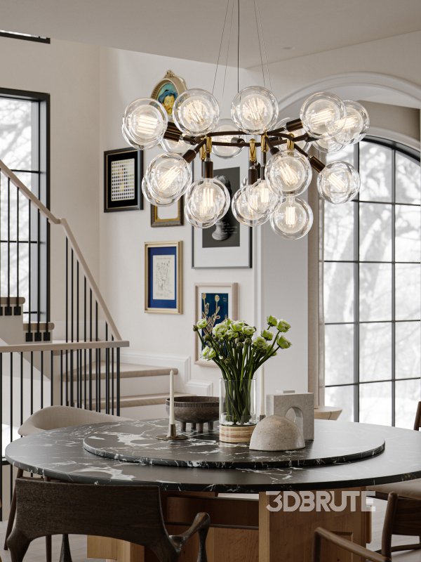 Living Room Dining Room Kitchen Image 5