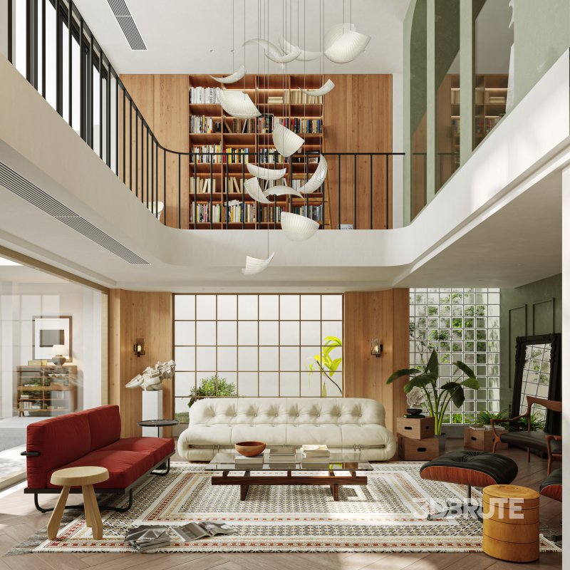 Living Room Dining Room Kitchen Image 17