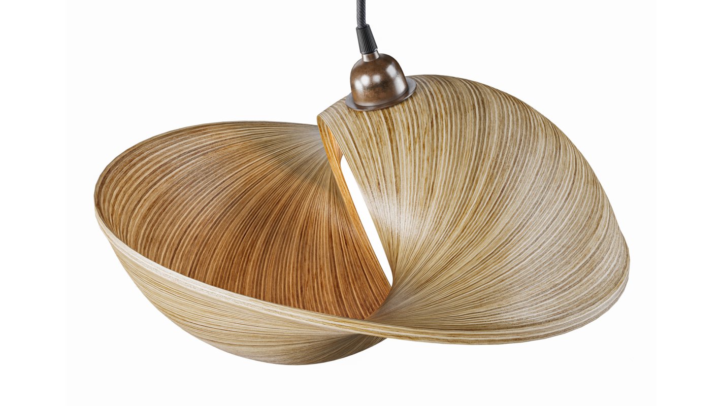 Udara Bamboo Shell Lampshade 40 Image 7