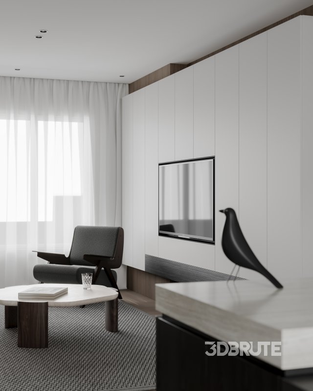 Living Room Dining Room Kitchen Image 7