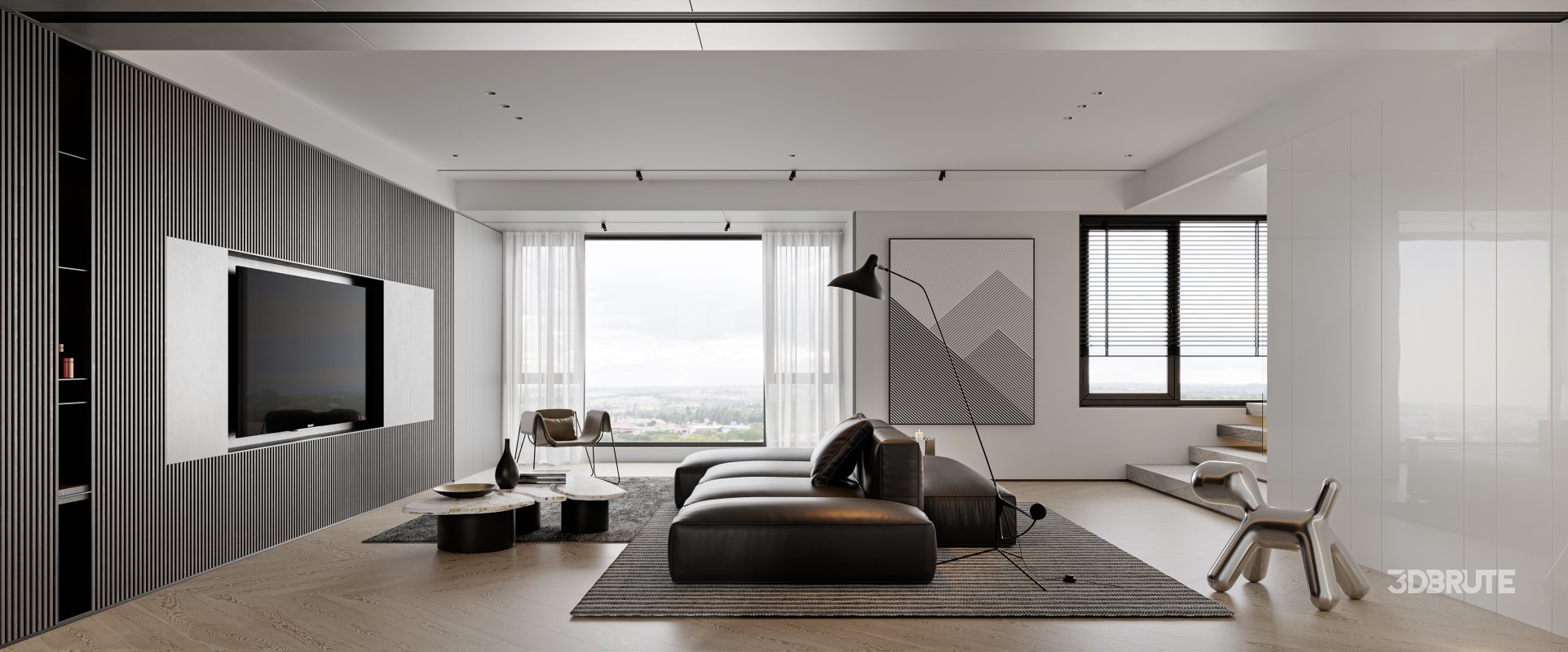 Living Room Dining Room Kitchen Image 15