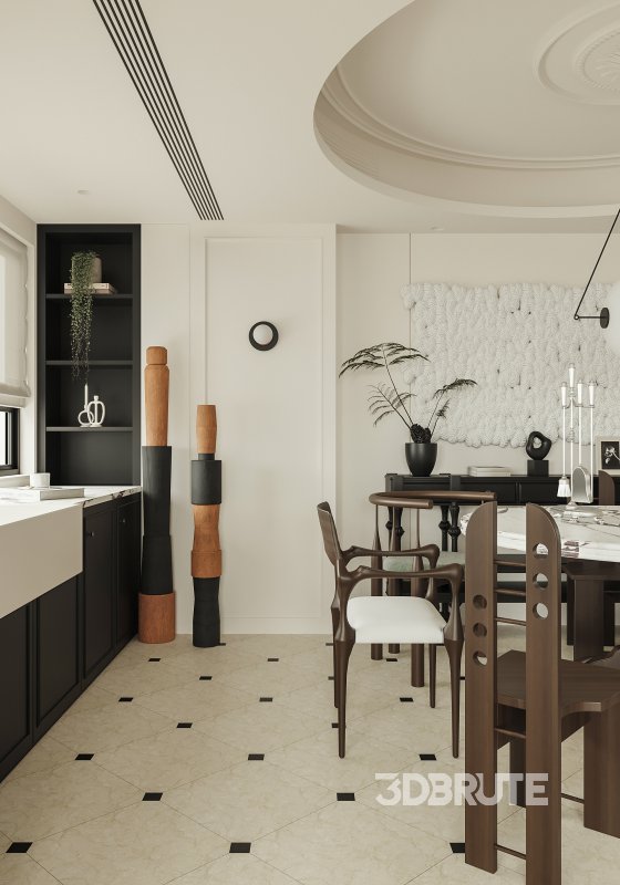 Living Room Dining Room Kitchen Image 8