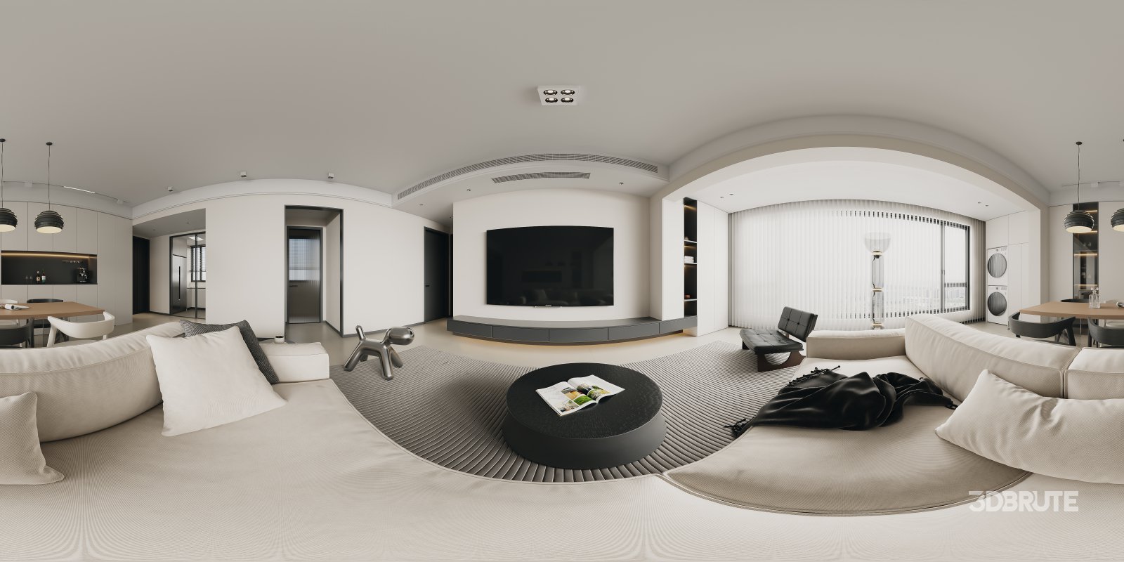 Living Room Dining Room Bedroom Image 3