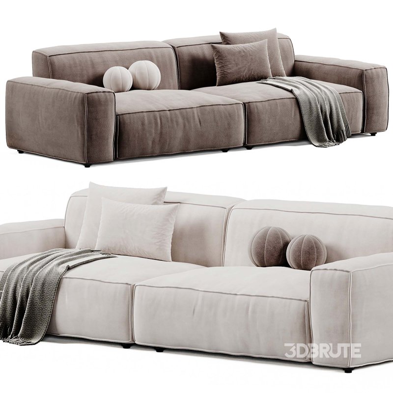 Jerome_Two_Seater_Sofa_By_Weilai_Concept Image 2