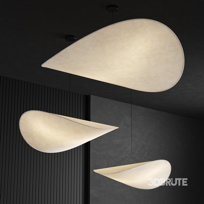 Wabi-sabi Tense Pendant Lamp Dia 70 90 120 Image 2