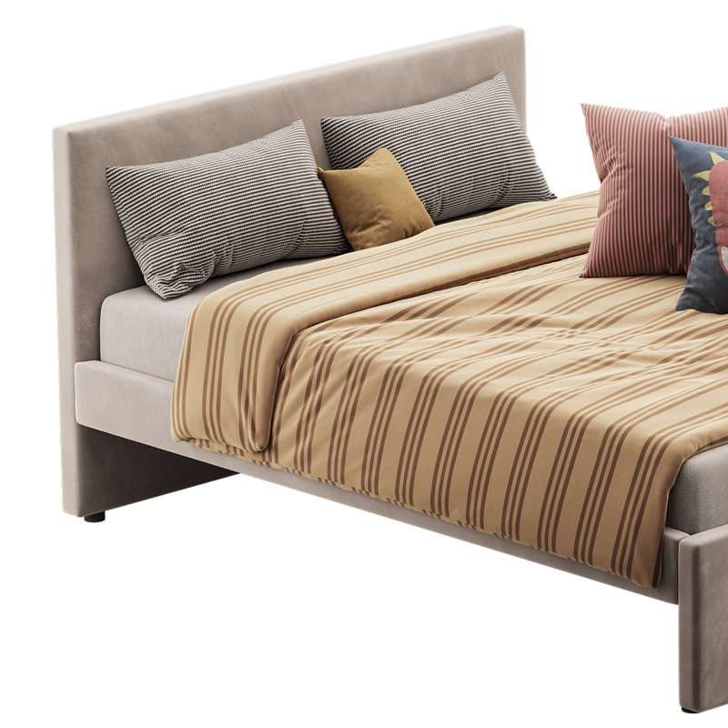 Upholstered bed frame Image 12
