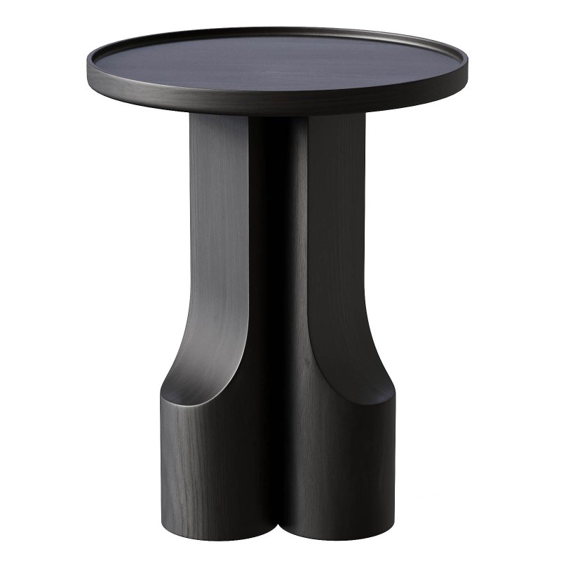 Solid walnut end table Image 4