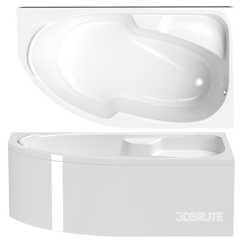 Acrylic bath DIWO Sochi Image 4