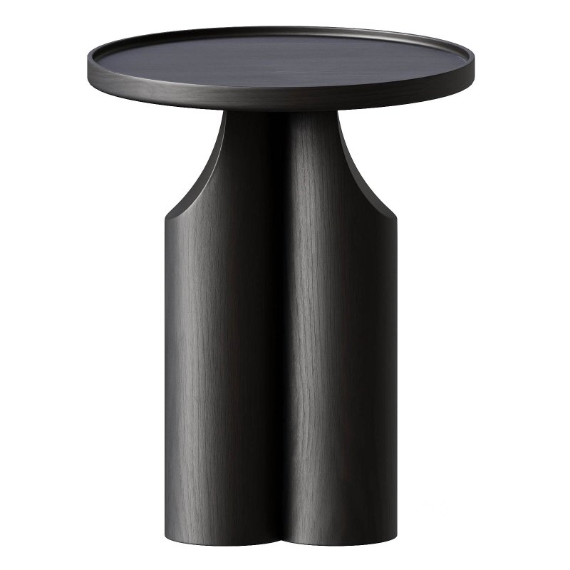 Solid walnut end table Image 2