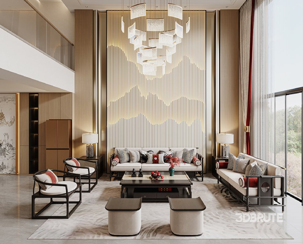 Chinese Living Room Dining Room Image 3