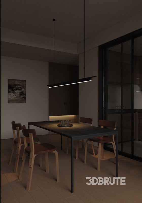 Living Room Dining Room Kitchen Image 2