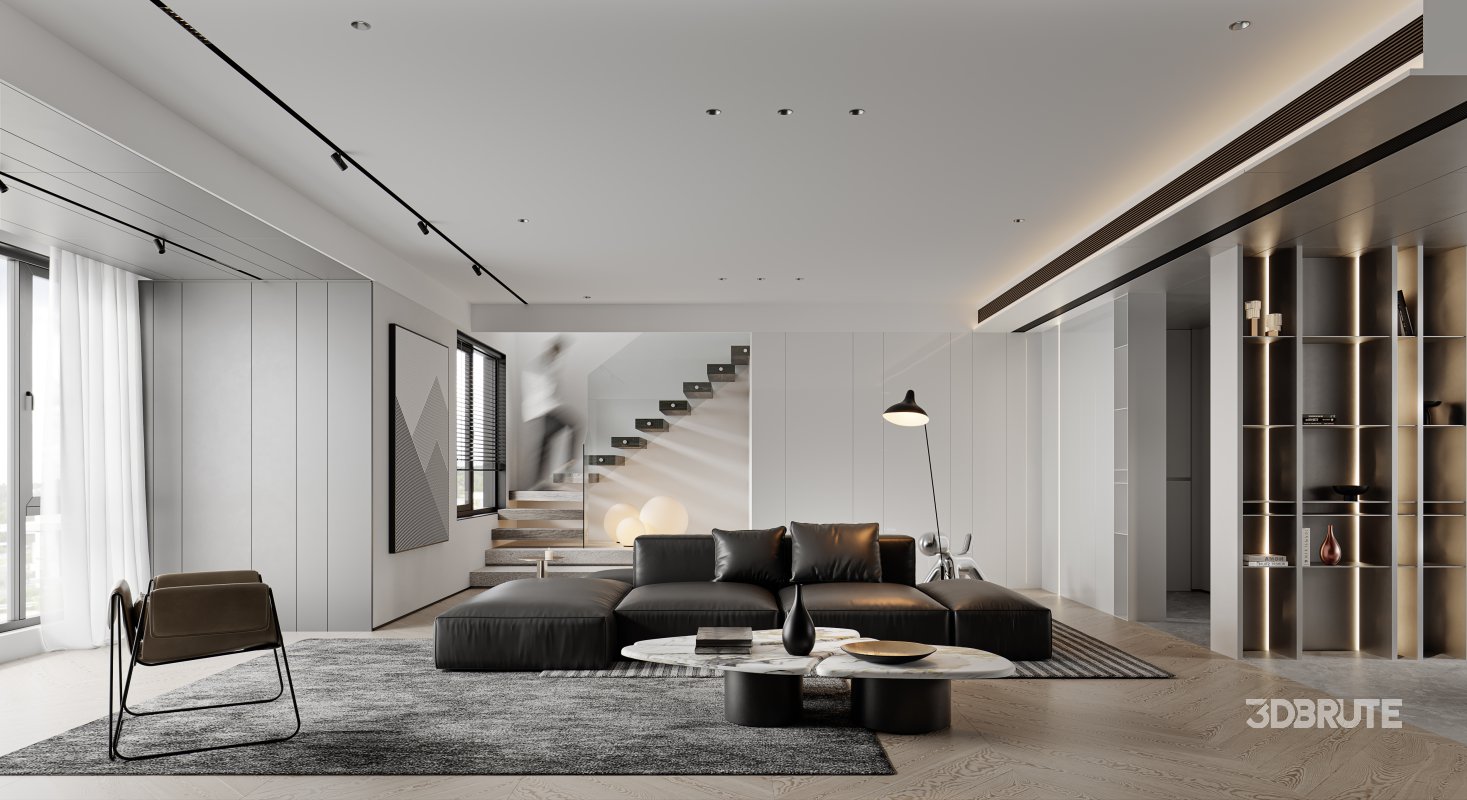 Living Room Dining Room Kitchen Image 11