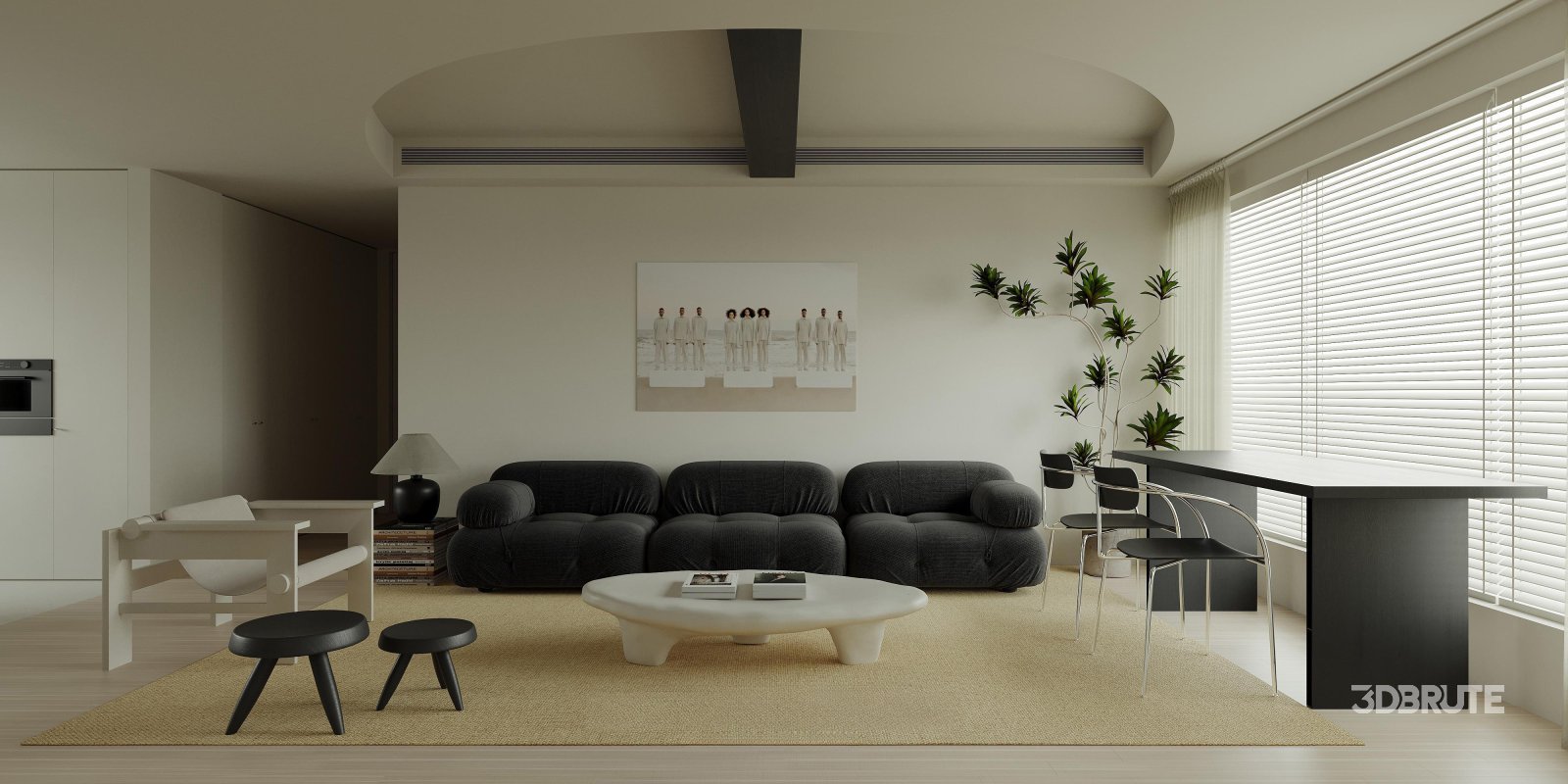 Living Room Dining Room Bedroom Image 13