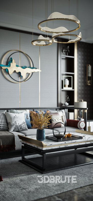 Chinese Living Room Dining Room Image 18