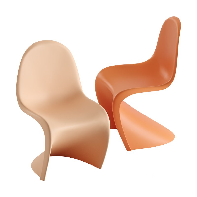 Panton Chair color Peach Fuzz by Vitra Image 9