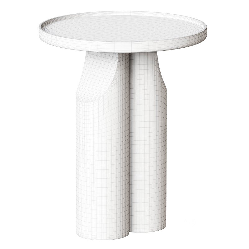 Solid walnut end table Image 1