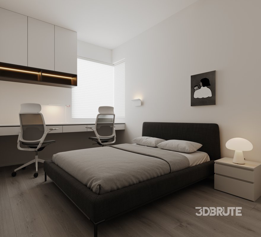 Living Room Dining Room Bedroom Image 7