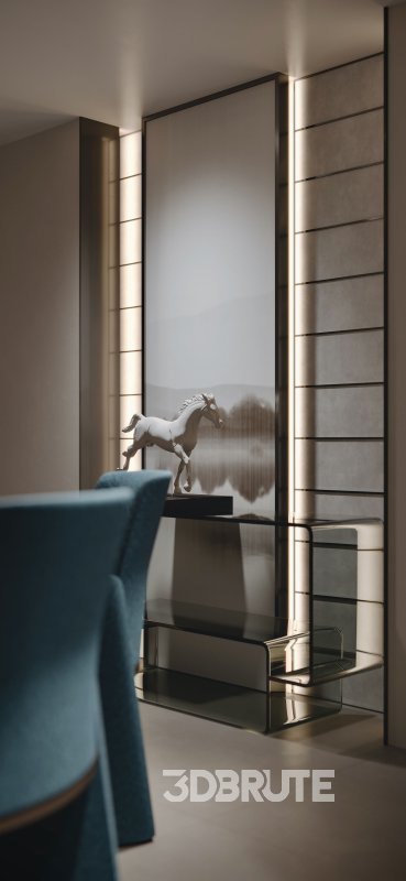 Chinese restaurant tea room hallway Image 7