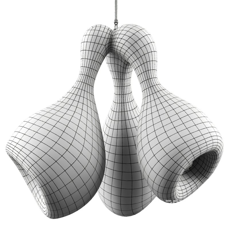 Unique hanging illuminated sculpture Image 6