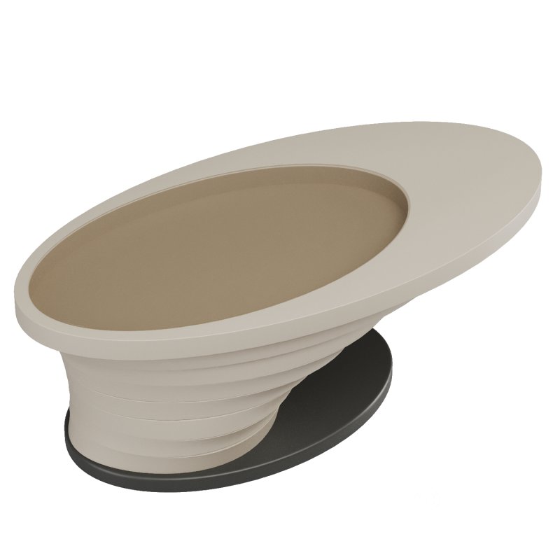 Rackers Light Glass Tea Table Image 3