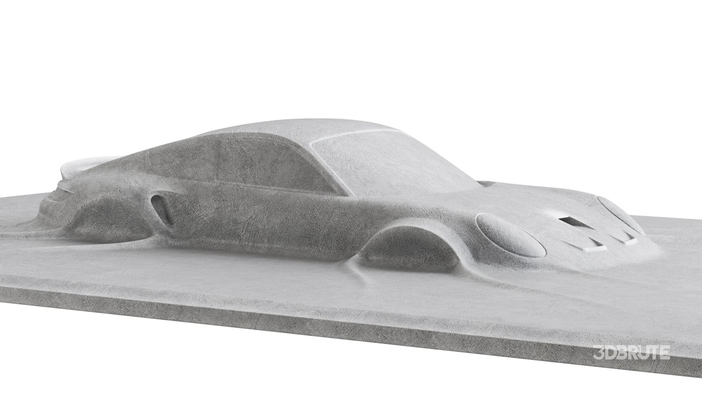 Porsche 911 GTS wall sculpture Image 6