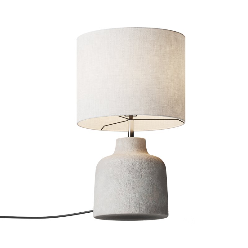 Handgemaakte tafellamp Ike betonnen voet Image 8