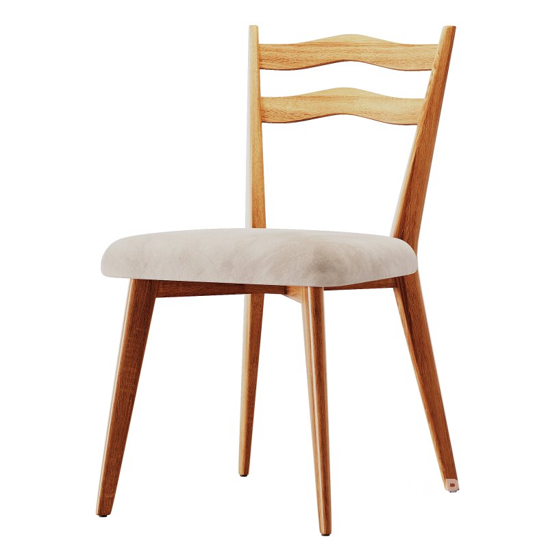 Hazel Brown Wood Dining Chair Image 3