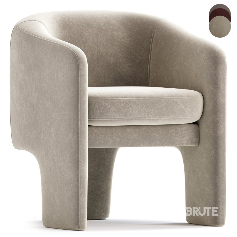 Upland Upholstered Armchair Image 4