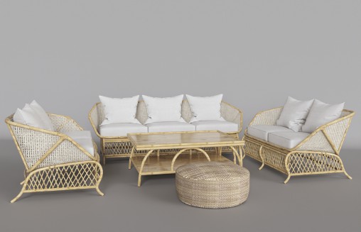 Rattan Sofa