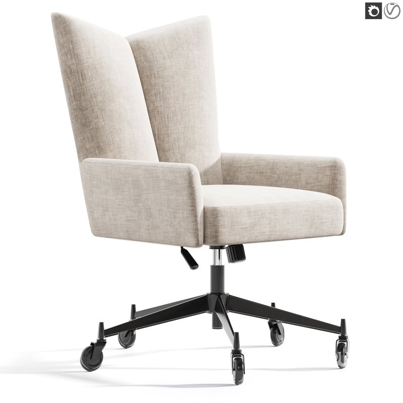 Bowtie Green Boucle Office Chair Model 3002 by Paul McCobb Image 6