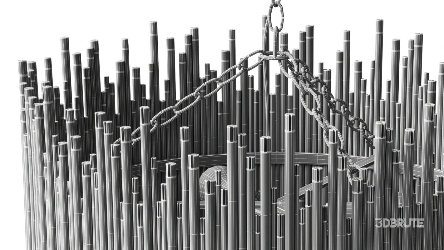 Gathered Glow Chandelier Image 7