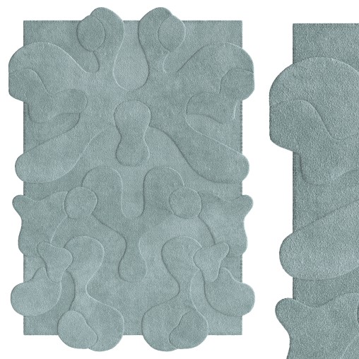Exclusive Blue Large Blot Rug
