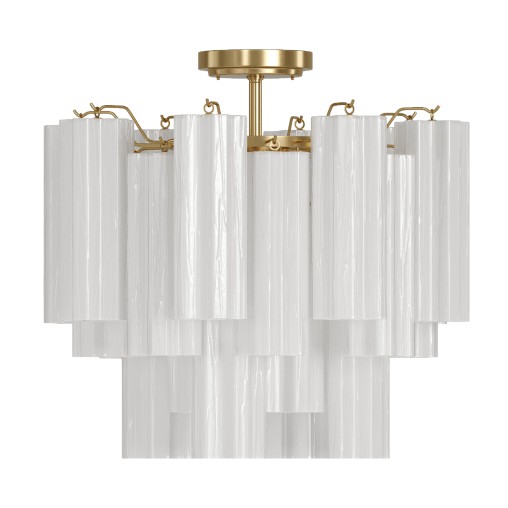 Crystorama Addis 4 Lt Semi Flush