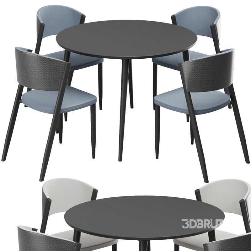 Dinning chair and table242 Image 1