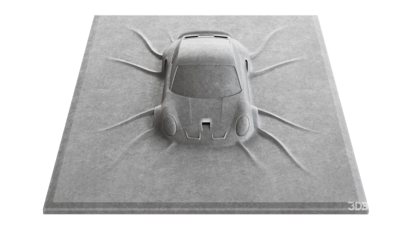 Porsche 911 GTS wall sculpture Image 3