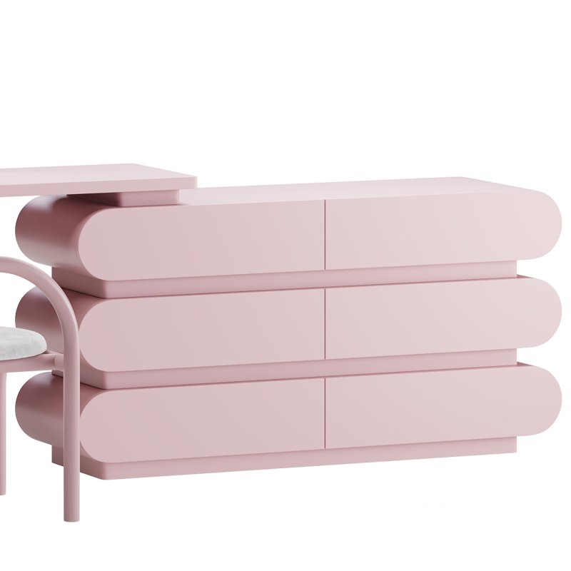 Modern Extendable Storage Vanity Table Image 11