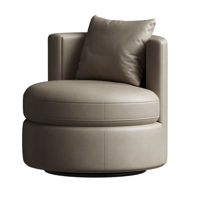 Balboa Leather Swivel Chair Image 1