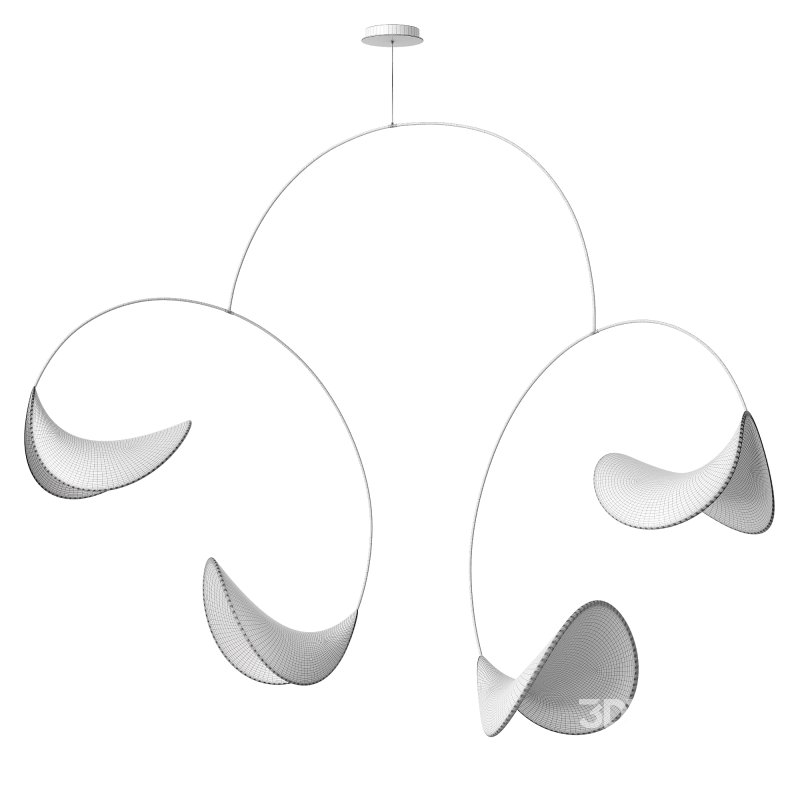 llll-02 fabric pendant 4 lights 2 Image 3