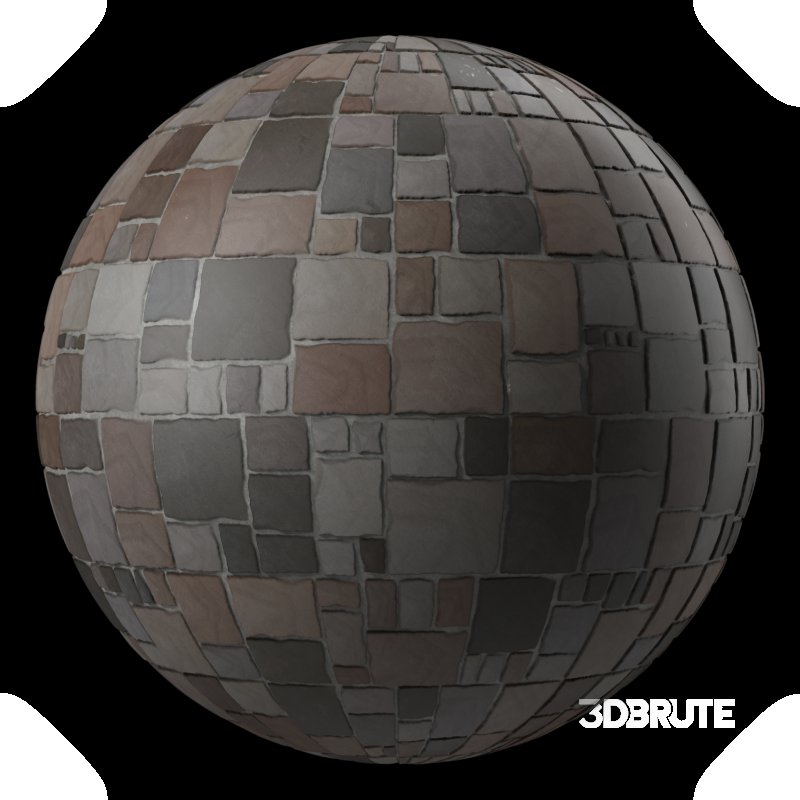 Stone Wall Materials 05- Sbsar Pbr 4k Seamless Image 4