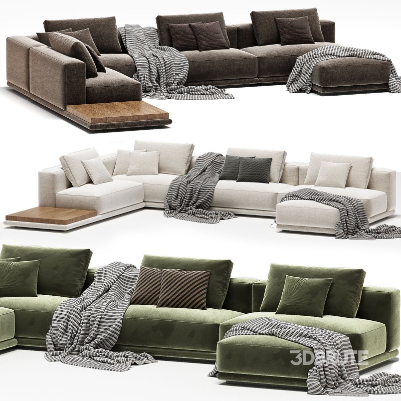 Movie Night 4 Piece Modular Sectional Open Image 4