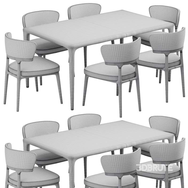 Dinning chair and table246 Image 5