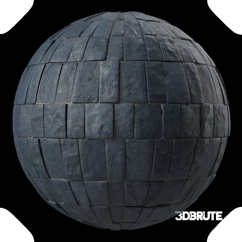 Stone Wall Materials 04- Sbsar Pbr 4k Seamless Image 2