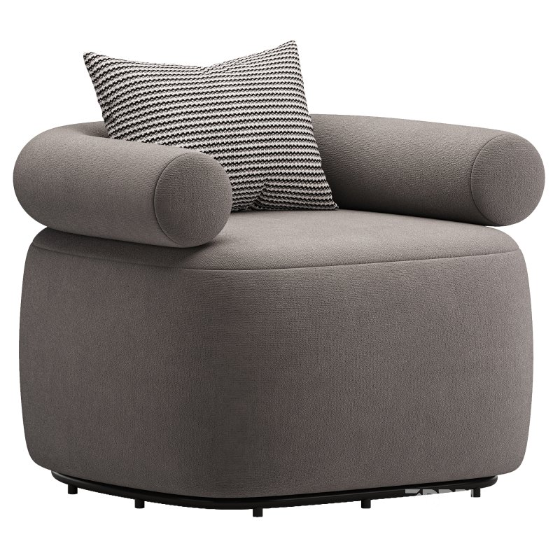 Huggy Swivel Armchair Malibu Image 2