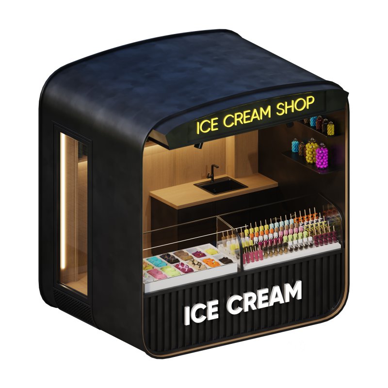 Ice Cream Shop 01 by Devran3D Image 4
