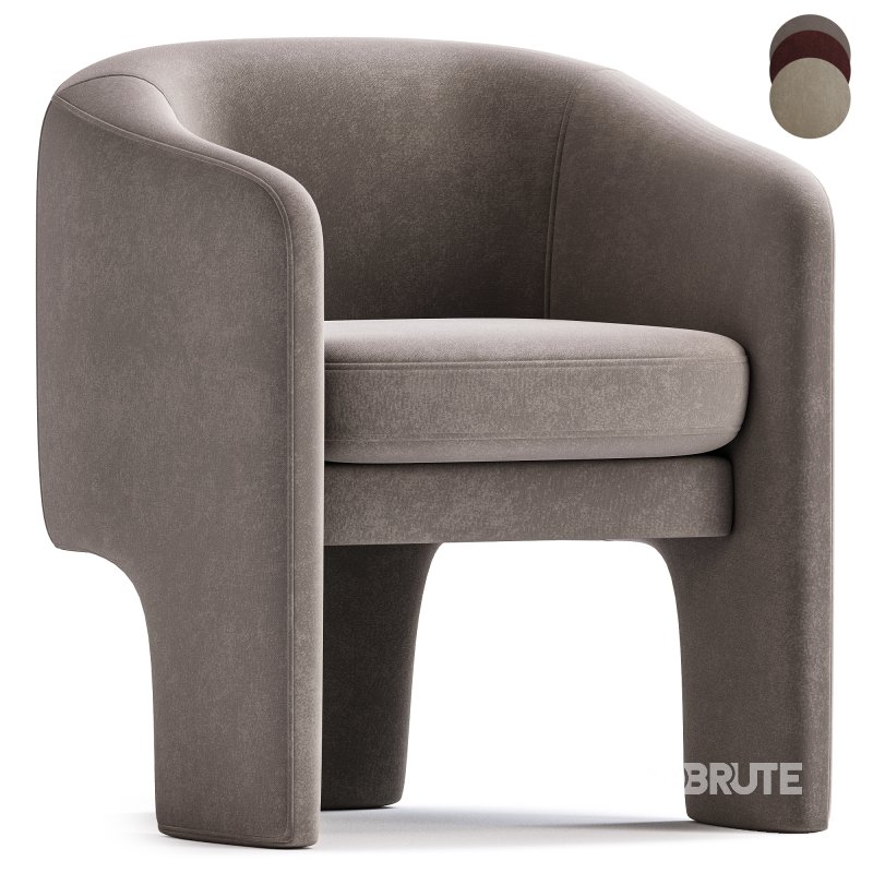 Upland Upholstered Armchair Image 3