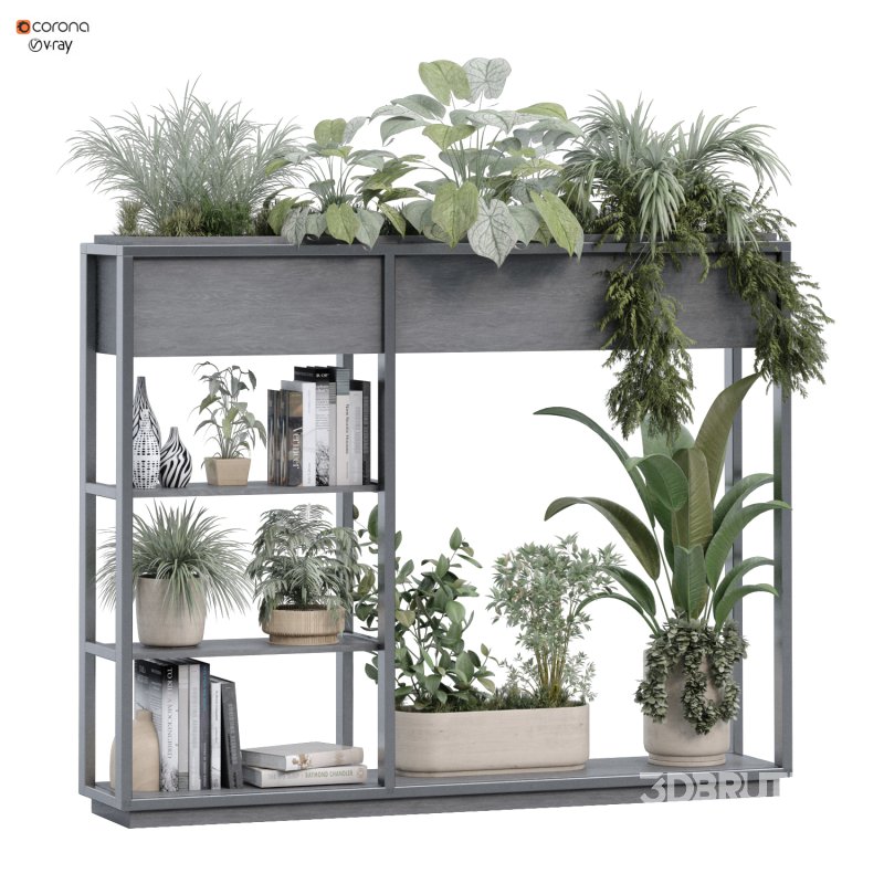 interior vertical plant and decorative set 339 Image 1